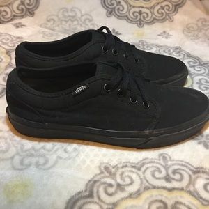 Vans low top skateboarding shoes